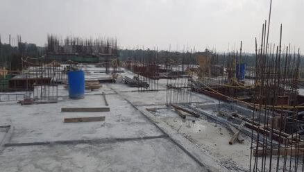 Gardenia C2: 4th floor Slab work completed at Gardenia - July 2020